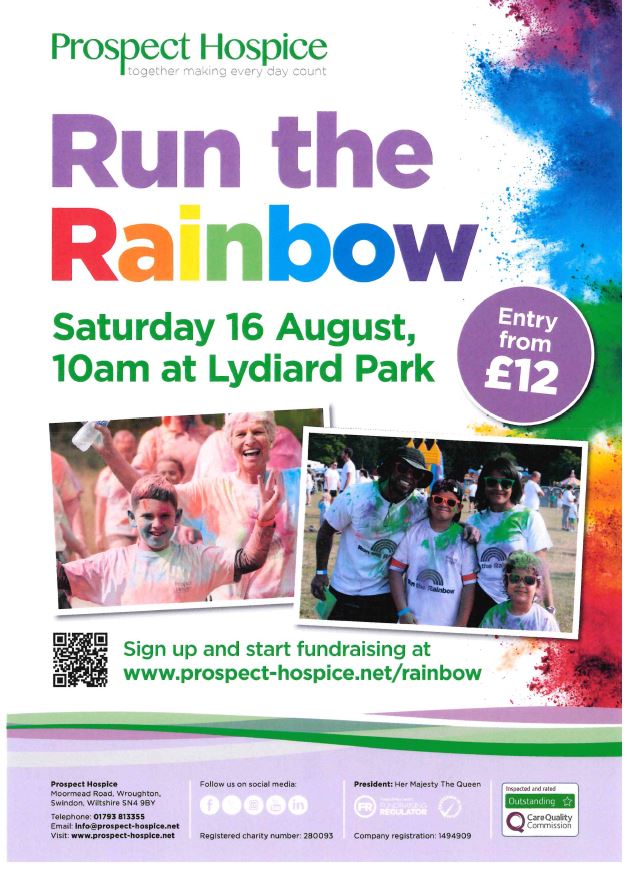 Run the Rainbow at Lydiard Park for Prospect House Hospice